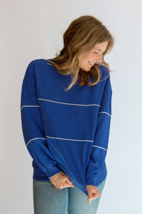 Relaxed Fit Invisible Zipper Breastfeeding Sweatshirt