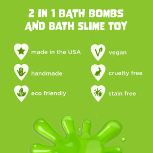 Two Sisters Spa Squishy Slime Kids Bath Bomb