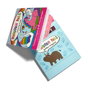 Unicorn Pals Carry Along Crayons & Coloring Book Kit
