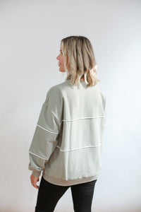 Relaxed Fit Invisible Zipper Breastfeeding Sweatshirt