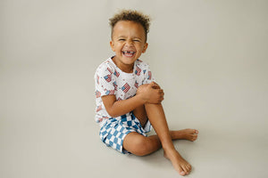 Patriotic Vibes Cargo Shorts Set
