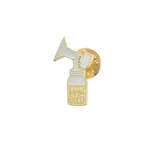Liquid Gold Enamel Pin